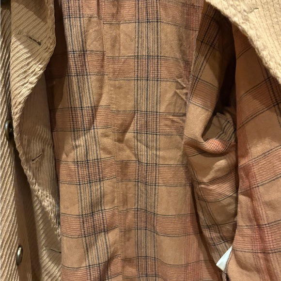 Free People Remi Brown Corduroy Oversized Shirt Jacket - Picture 9 of 17